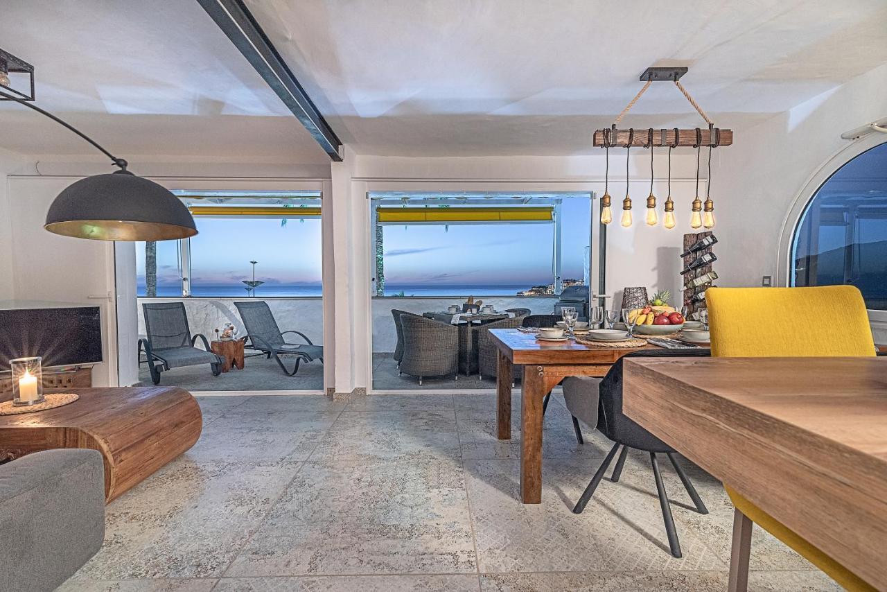 Mogan Luxury Apartment, Sea Views, Jacuzzi And Sauna. Exterior photo